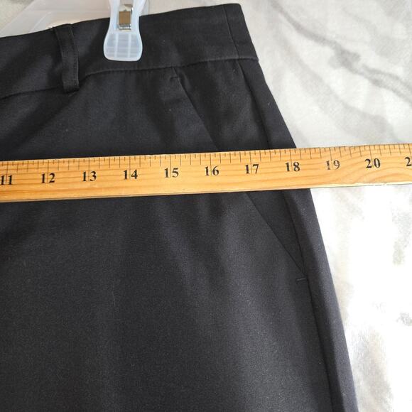 Apt 9 Torie Straight Mid Rise Women's Size 8 Long Black Pants - Picture 6 of 10